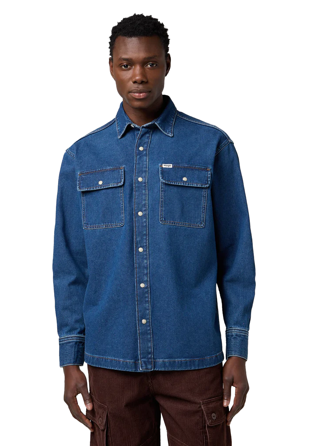 Wrangler Men's Loose Denim Overshirt