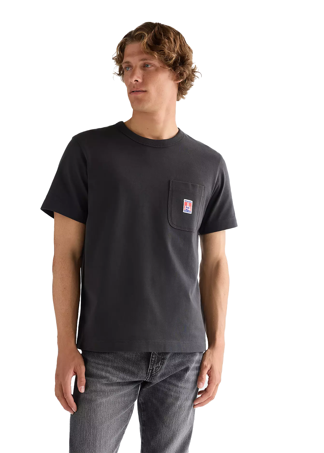 Wrangler Men's Short-Sleeve T-Shirt with Casey Jones Pocket