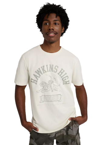 Wrangler Men's Short Sleeve T-Shirt x Stranger Things Hawkins High