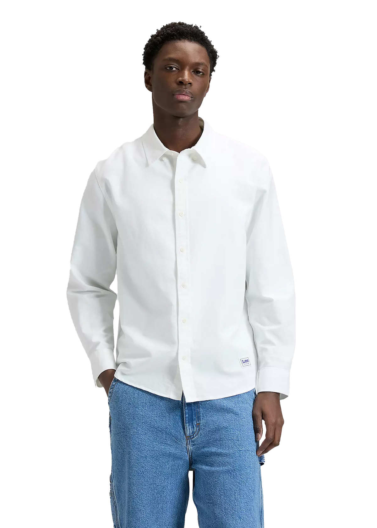 Lee Workwear Relaxed Button Herrenhemd