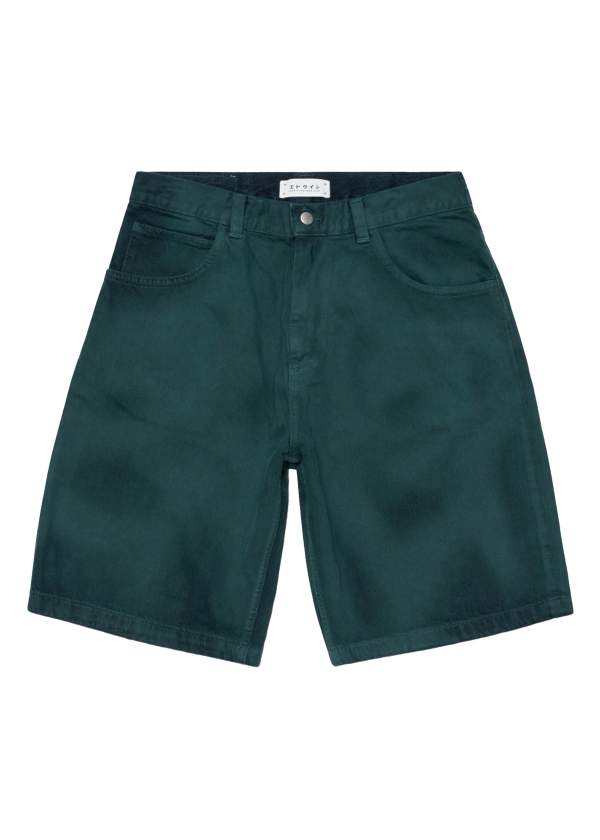 Edwin Men's Green Worker Denim Shorts