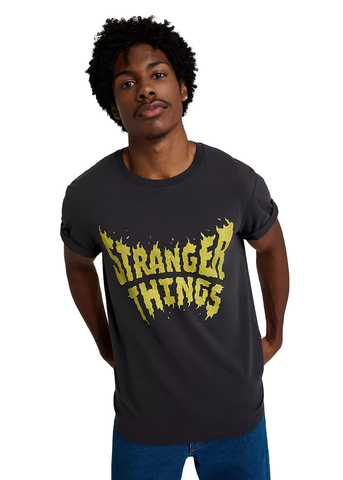 Wrangler Men's Short Sleeve T-Shirt collabo x Stranger Things