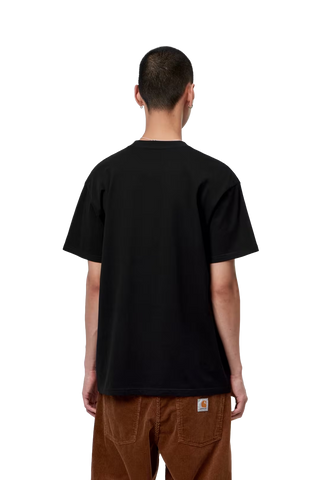 Carhartt Wip T-Shirt da uomo manica corta Boogie Night nera