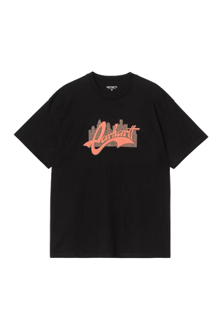 Carhartt Wip T-Shirt da uomo manica corta Boogie Night nera