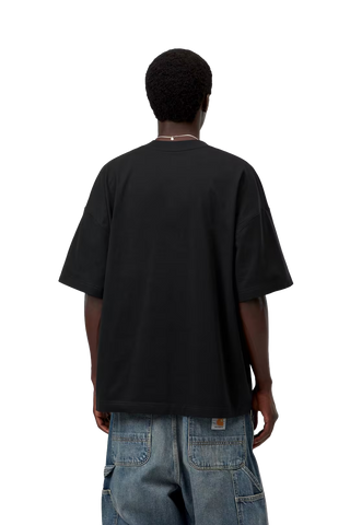 Carhartt Wip T-Shirt con taschino da uomo manica corta Work Pocket nera