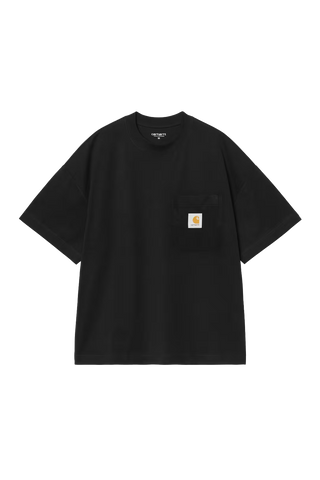 Carhartt Wip T-Shirt con taschino da uomo manica corta Work Pocket nera