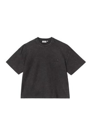 Carhartt Wip T-Shirt da uomo manica corta Lambert nera lavata