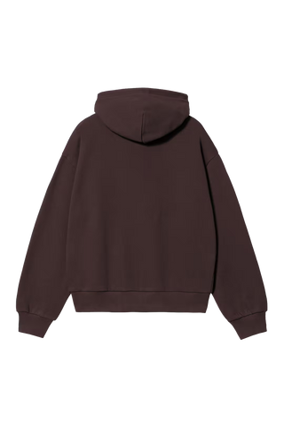 Carhartt Wip Felpa da donna con zip e cappuccio Casey marrone