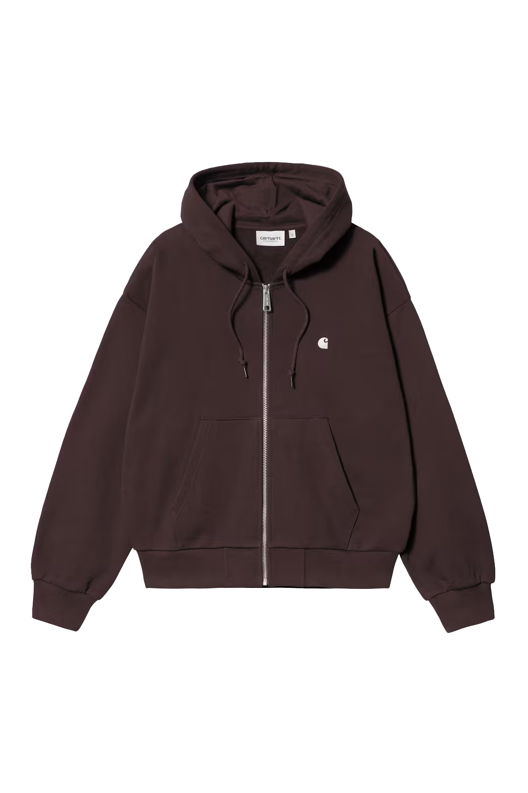Carhartt Wip Felpa da donna con zip e cappuccio Casey marrone