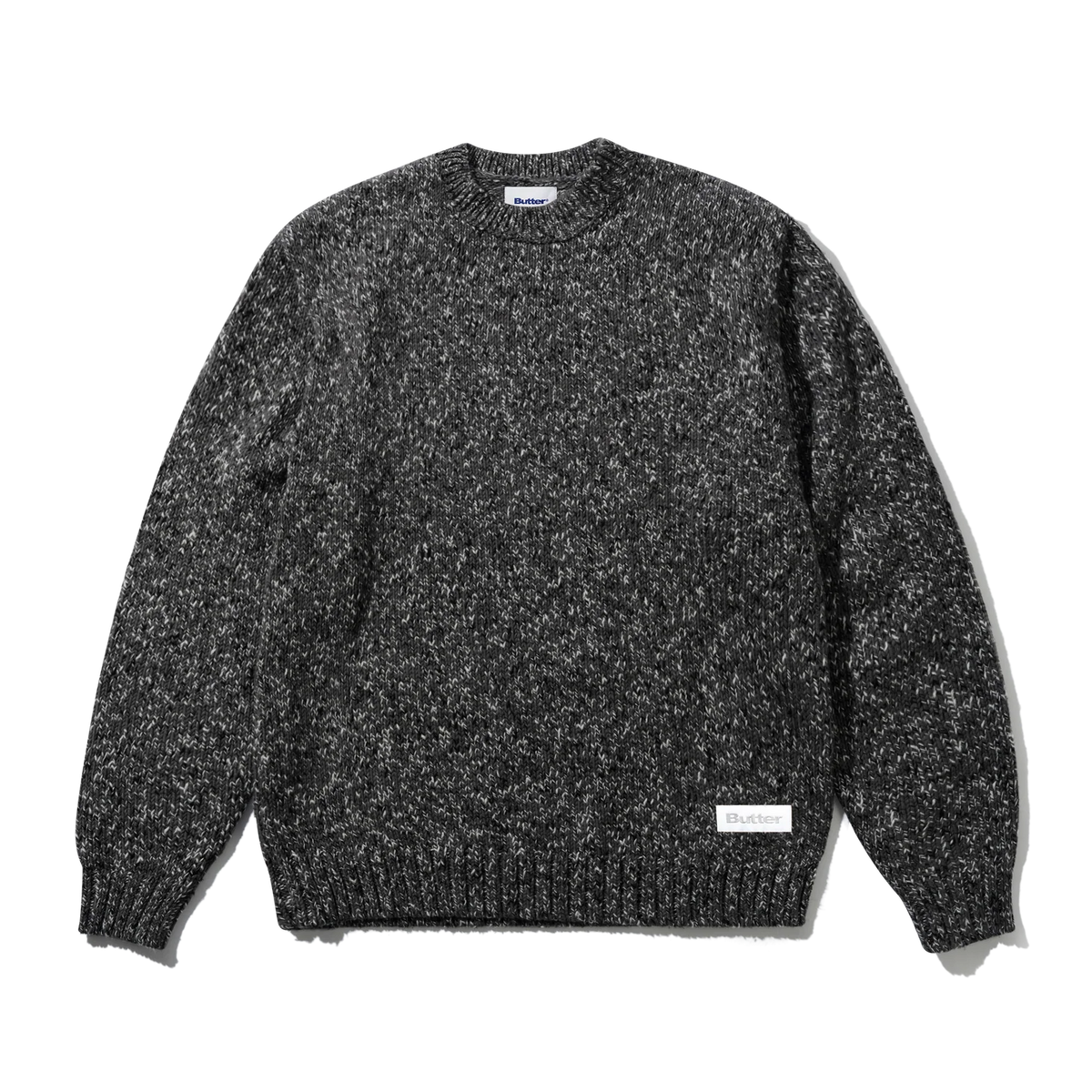 Buttergoods Maglia da uomo Speckle Knit grigia
