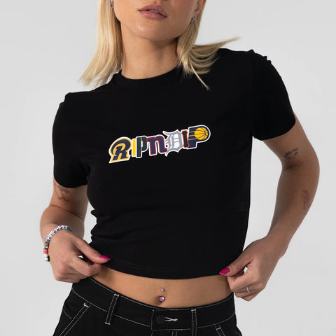 RipNDip T-Shirt da donna corta Fan Fave nera