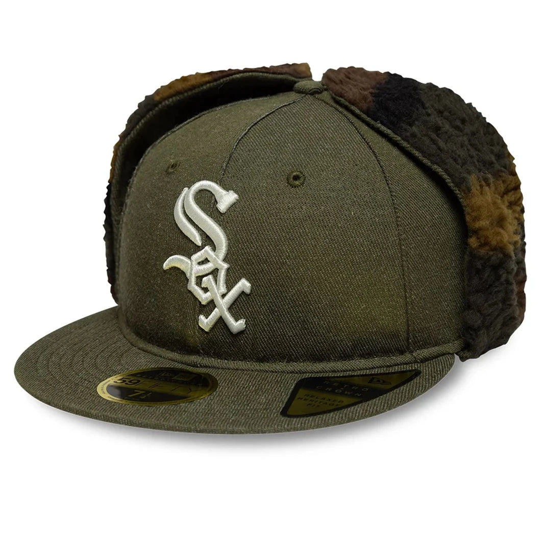 New Era Cappellino con para orecchie Chicago White Sox MLB verde