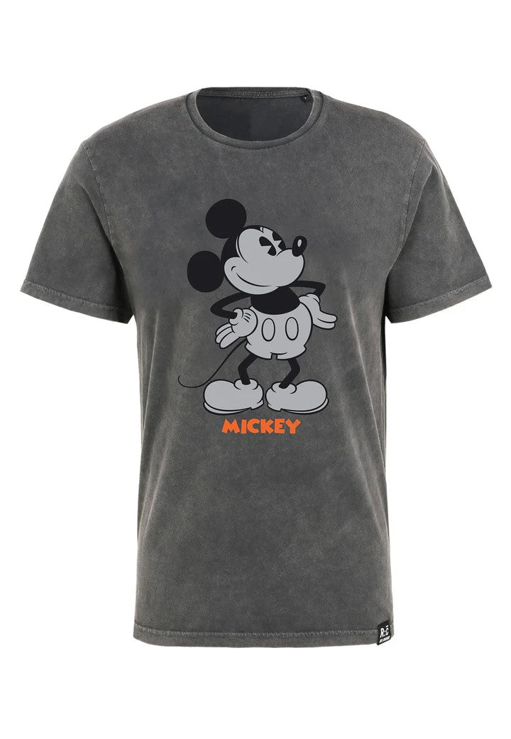 ReCovered T-Shirt da uomo manica corta Mickey Mouse Vintage