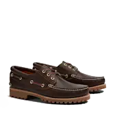 Timberland Scarpa da barca da uomo Authentic 3-Eye Lug Handsewn