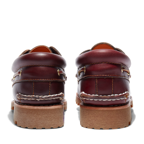 Timberland Scarpa da barca da uomo Authentic 3-Eye Lug Handsewn