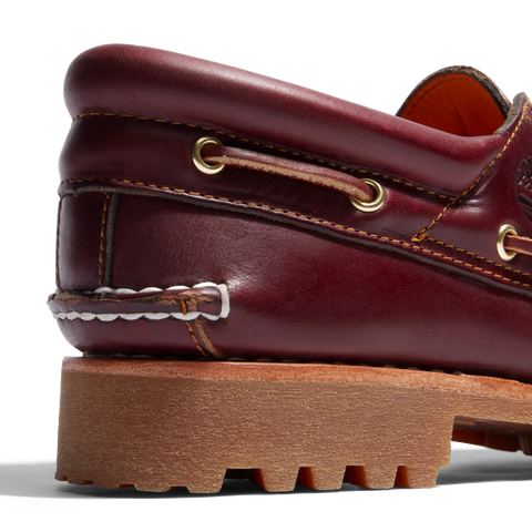 Timberland Scarpa da barca da uomo Authentic 3-Eye Lug Handsewn