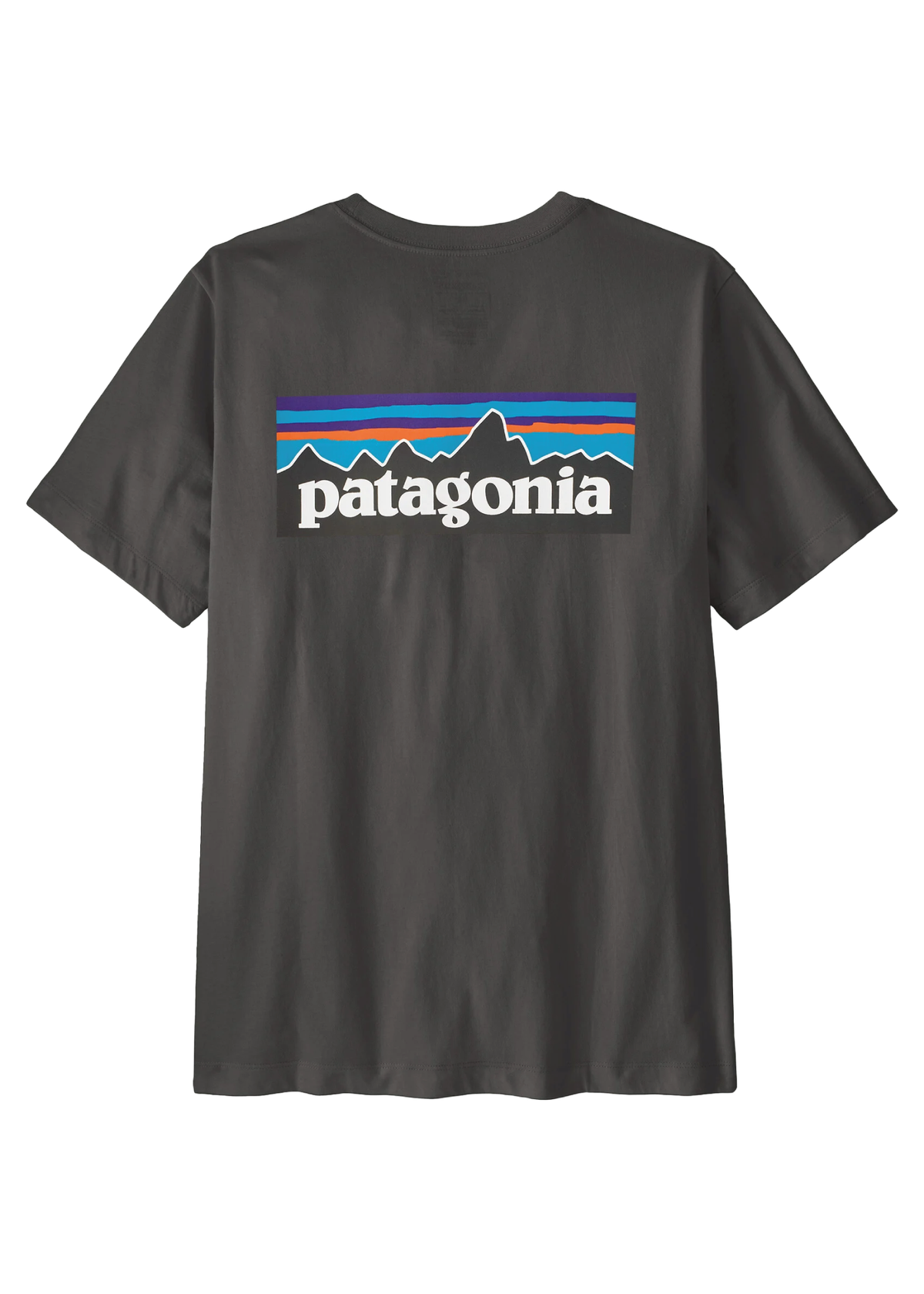 Patagonia T-Shirt da uomo manica corta P-6 Logo nera