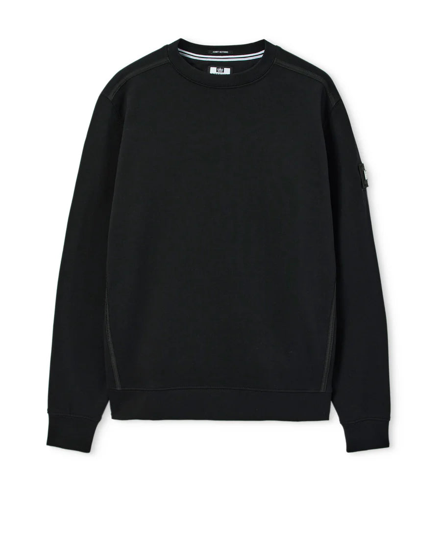 Weekend Offender Felpa girocollo da uomo Thunder nera