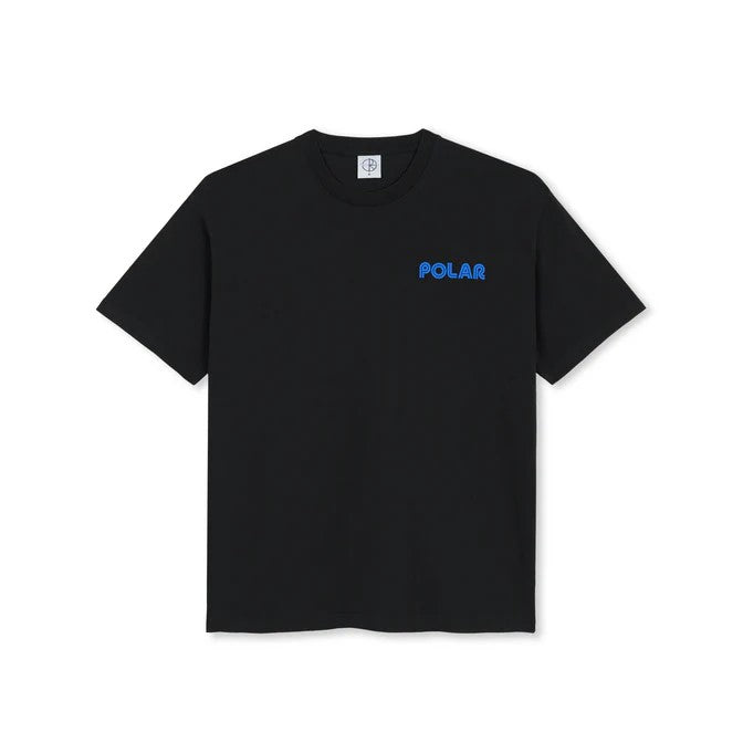 Polar Skate T-Shirt da uomo manica corta Magnet nera