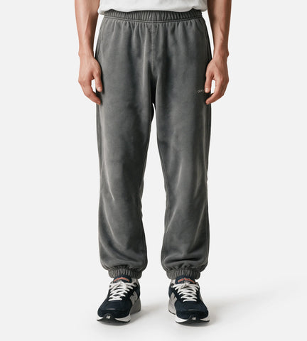 Obey Pantalone in felpa da uomo Lowercase Pigment nero lavato