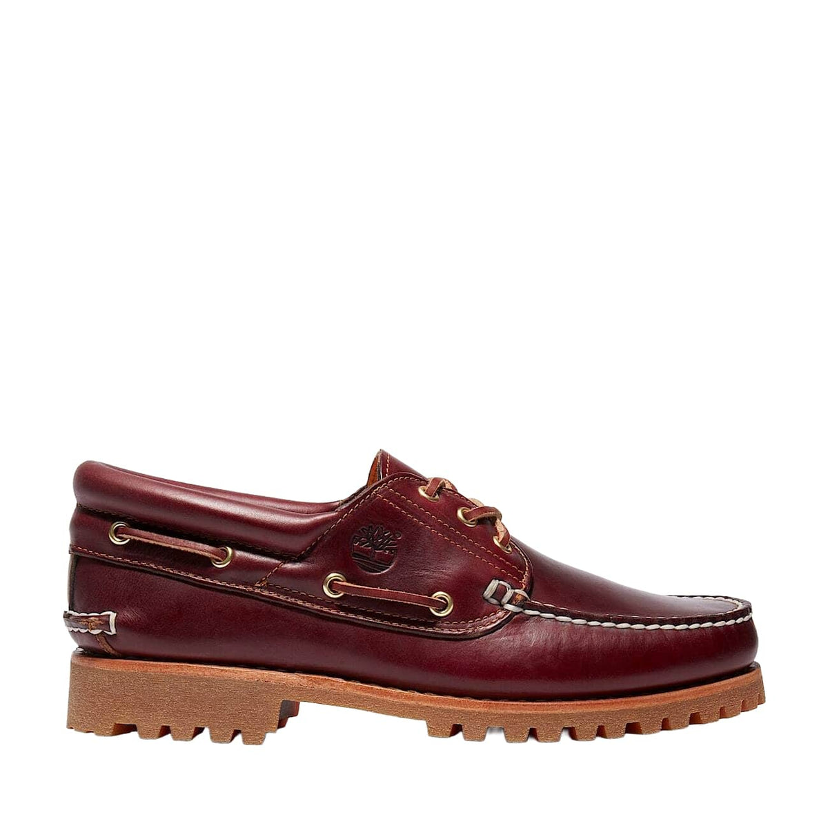 Timberland Scarpa da barca da uomo Authentic 3-Eye Lug Handsewn