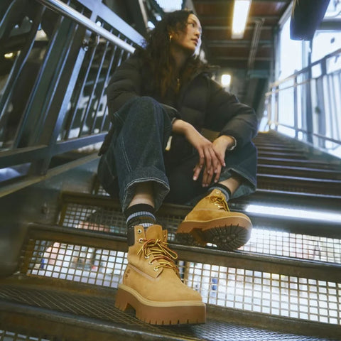 Timberland Anfibio da donna con Plateau Stone Street 6-Inch TB1A5RJD231