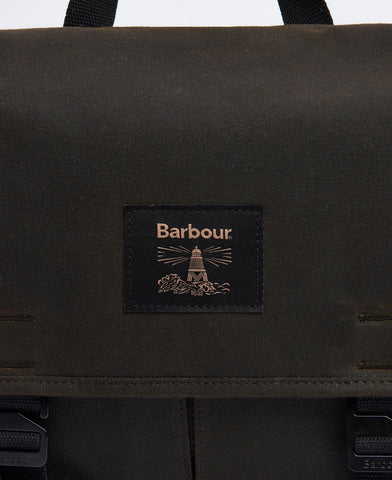 Barbour Unisex Field Wax Bag Grün