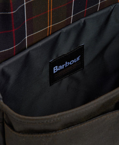 Barbour Unisex Field Wax Bag Grün