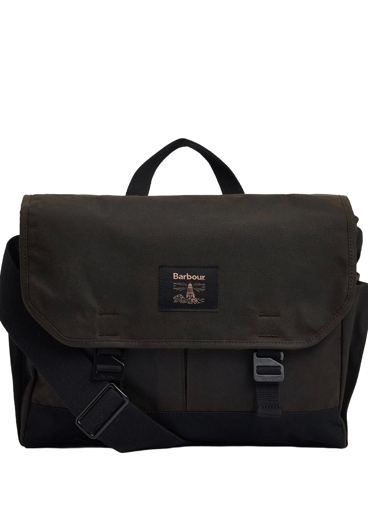 Barbour Borsa Unisex Field Wax Verde