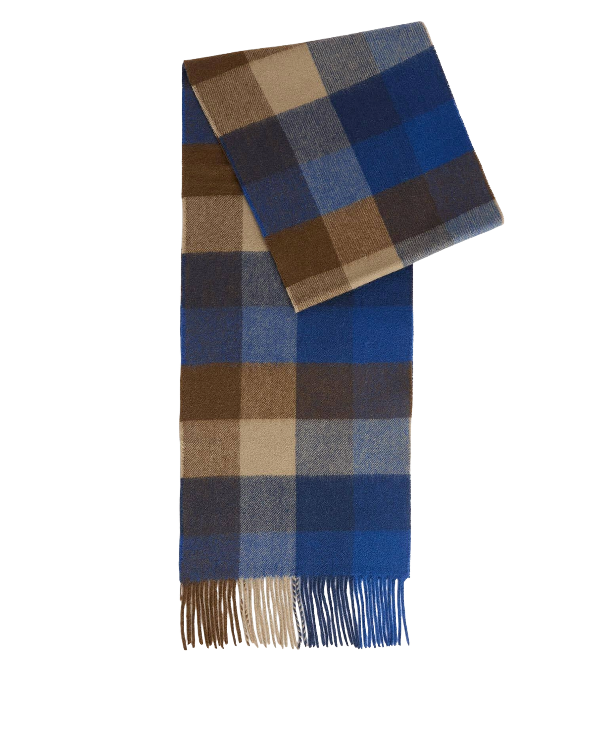 Barbour Sciarpa da uomo in lana Large Tattersal blumix
