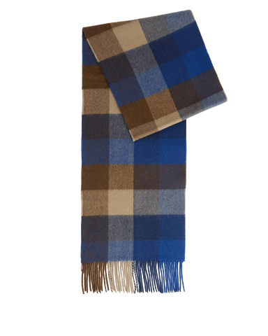 Barbour Sciarpa da uomo in lana Large Tattersal blumix