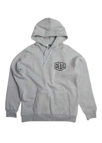 Deus Ex Machina Felpa con cappuccio da uomo Venice Address grigia