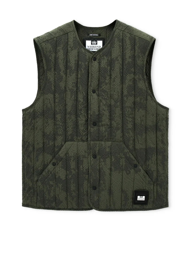 Weekend Offender Giacca smanicata da uomo  Fitzpatrick Ero verde