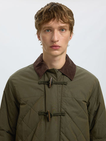 Selected Giacca da uomo Montgomery verde