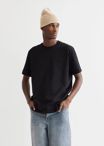 Woodbird Men's Short Sleeve T-Shirt in Black
