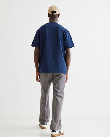 Woodbird Men's T-Shirt Short Sleeve Baine Blue