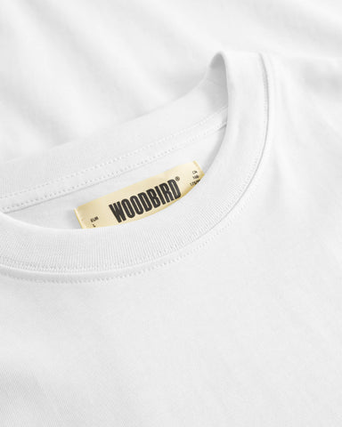 Woodbird T-Shirt Uomo Baine Base Bianca