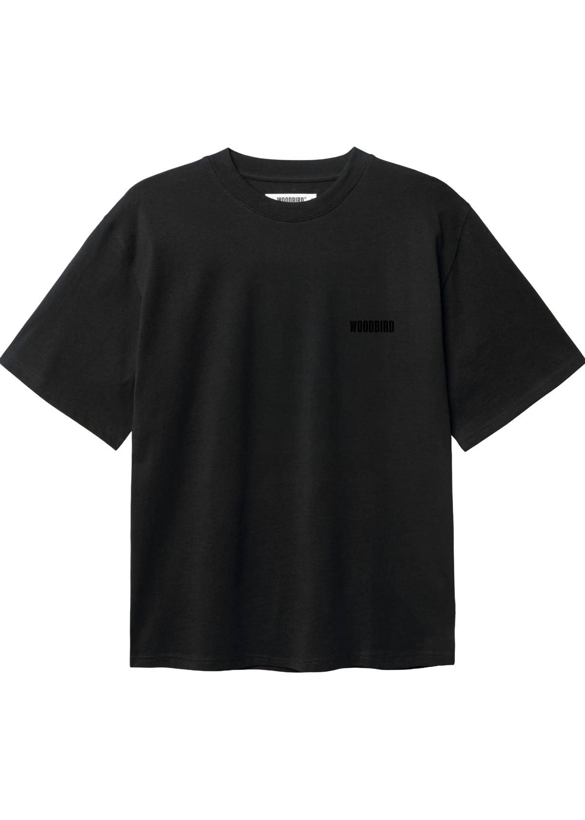 Woodbird T-Shirt da uomo manica corta Baine intro nera