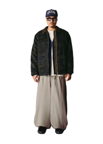 Woodbird Giacca da uomo in mista lana Blade Hairy Zip