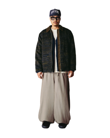 Woodbird Giacca da uomo in mista lana Blade Hairy Zip