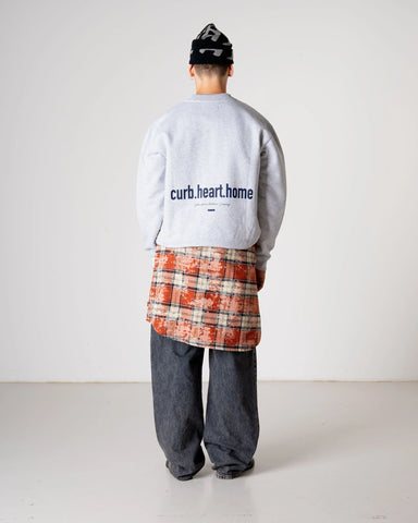 Woodbird Felpa girocollo da uomo Cane Home grigio