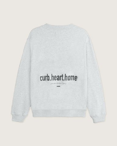 Woodbird Felpa girocollo da uomo Cane Home grigio