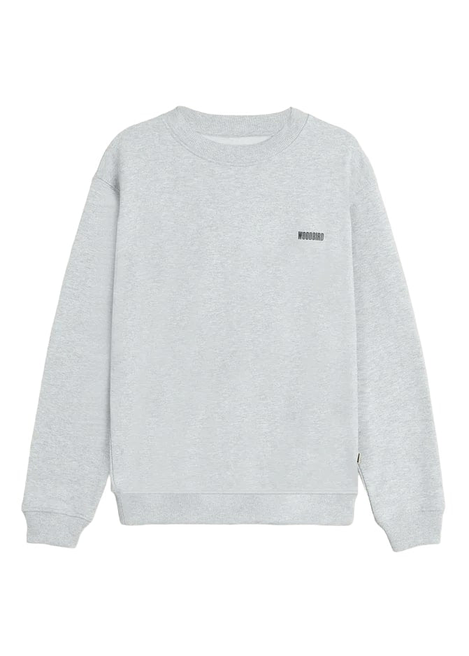 Woodbird Felpa girocollo da uomo Cane Home grigio