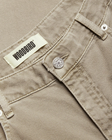 Woodbird Jeans largo da uomo Ghat Base beige