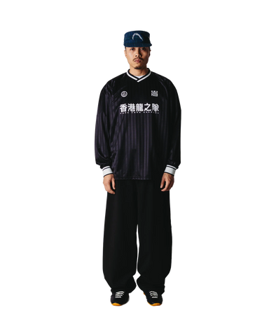 Woodbird Maglia da calcio da uomo Joels Club nera