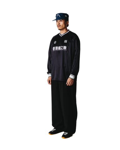 Woodbird Maglia da calcio da uomo Joels Club nera