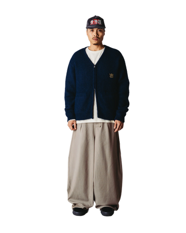 Woodbird Maglione con zip da uomo Koon Zip Tiger blu