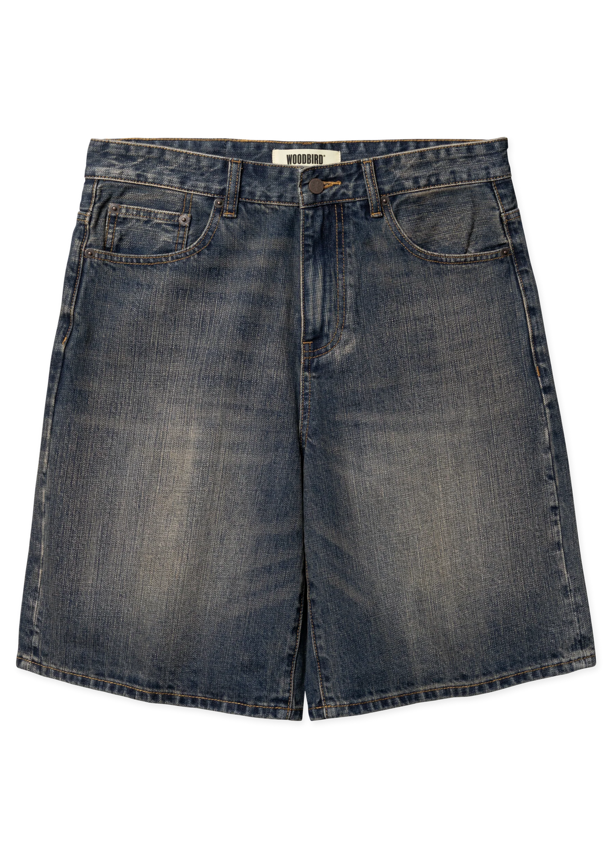 Woodbird Men's Denim Shorts Rami Buff