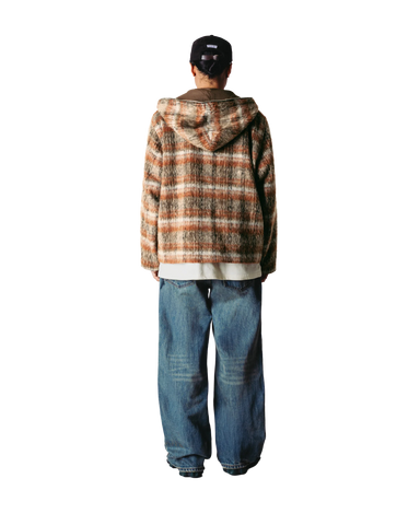 Woodbird Giacca a quadri da uomo Sheng Zip