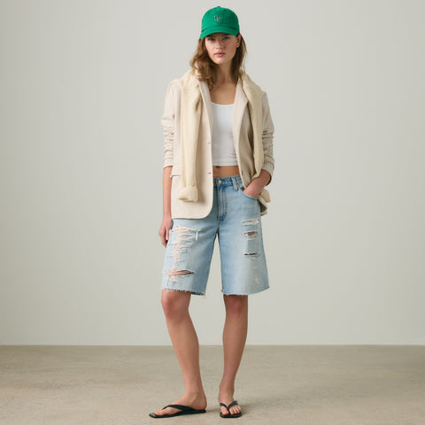 Levi's Pantaloncino in jeans da donna Baggy Dad Jorts